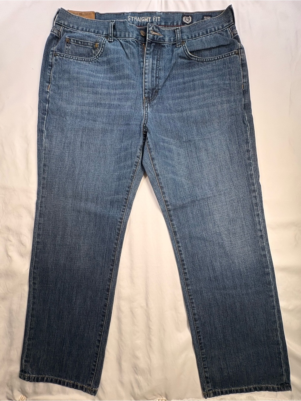 Chaps Ralph Lauren Straight Fit Jeans Mens 36x30 Blue Denim Cotton Classic